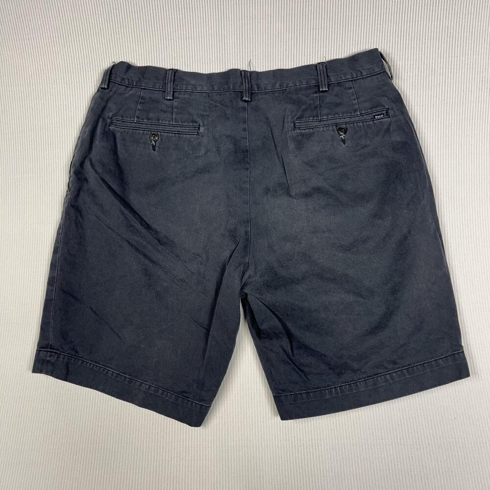 Polo Ralph Lauren Shorts Mens 36 Gray Chino Classic Fit 9in Inseam Pockets